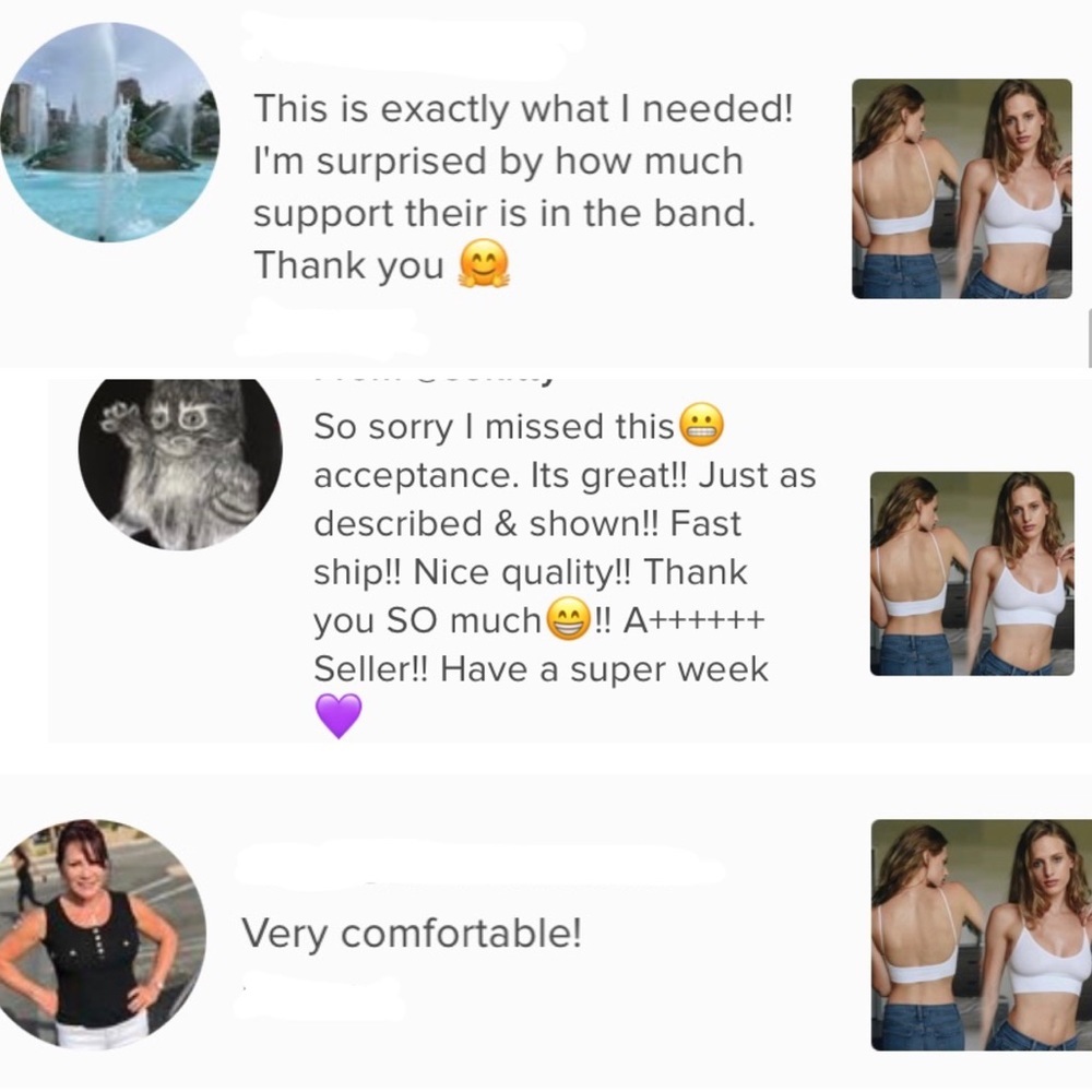 LAST 1 NEW Amazing Fit Seamless Minimalist Bralette Bra Brami - Picture 2 of 7